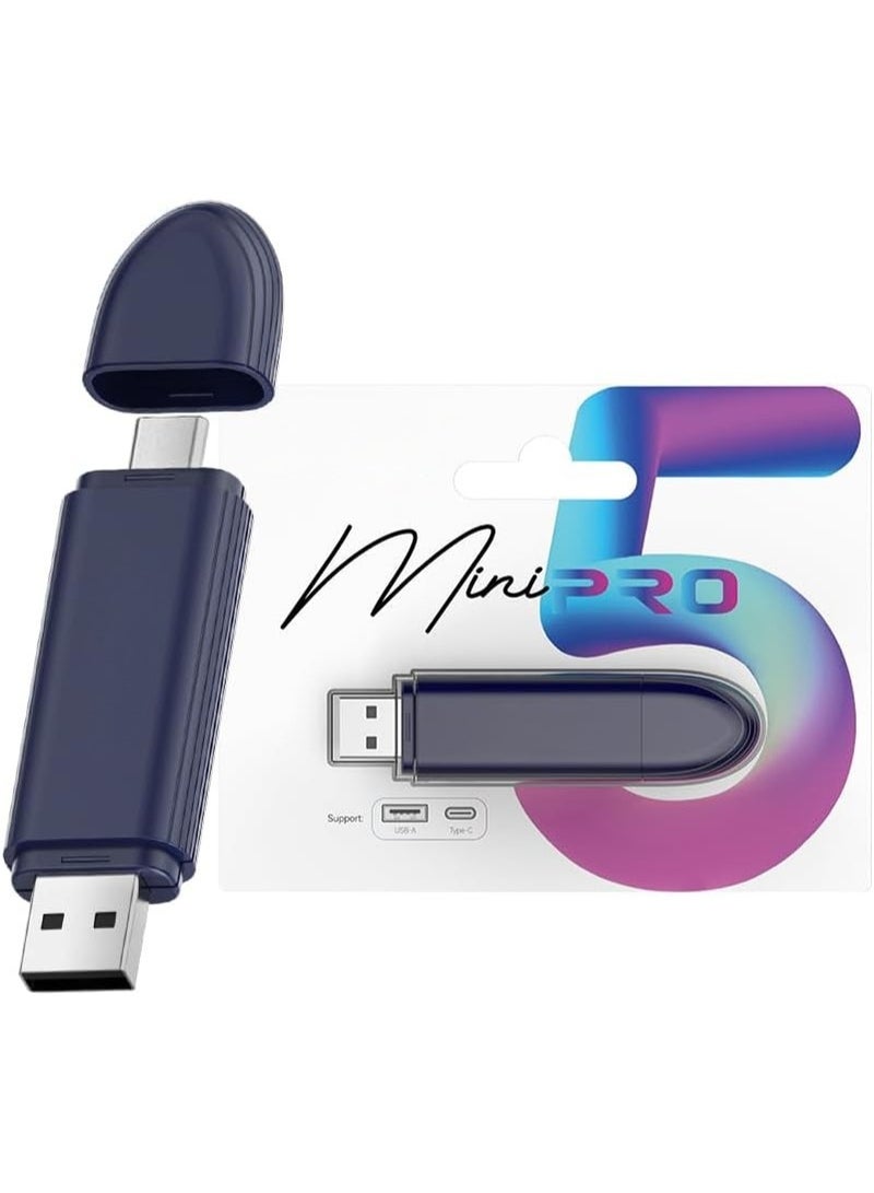 5.0 SE Pro 2-in-1 Wireless CarPlay & Android Auto Adapter - Converts Wired to Wireless - Plug & Play Dongle for Cars (Model Year 2015-2025) - Image 1